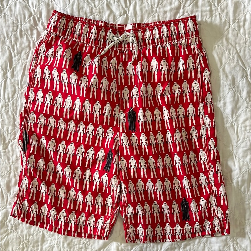 Red Stormtrooper Boy’s Long Swim Shorts